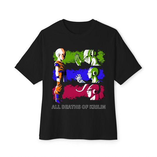 Camiseta oversize negra Krillin