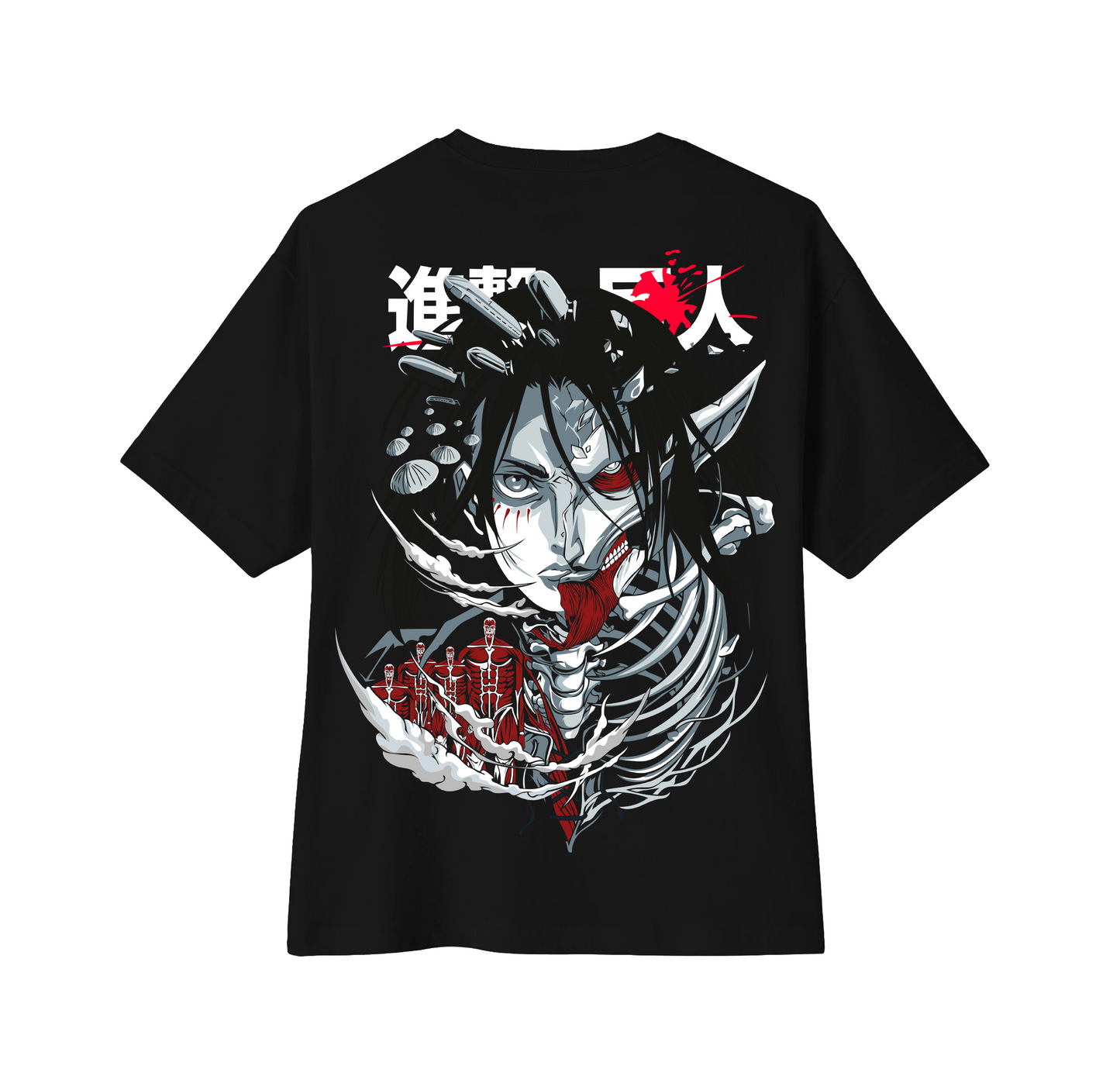 Camiseta oversize Eren Jaeger