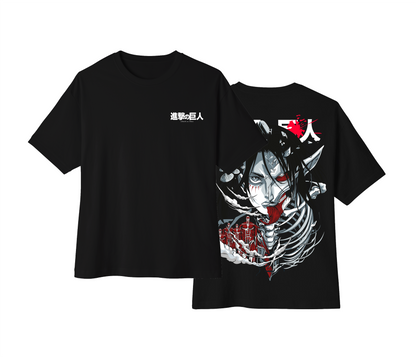 Camiseta oversize Eren Jaeger