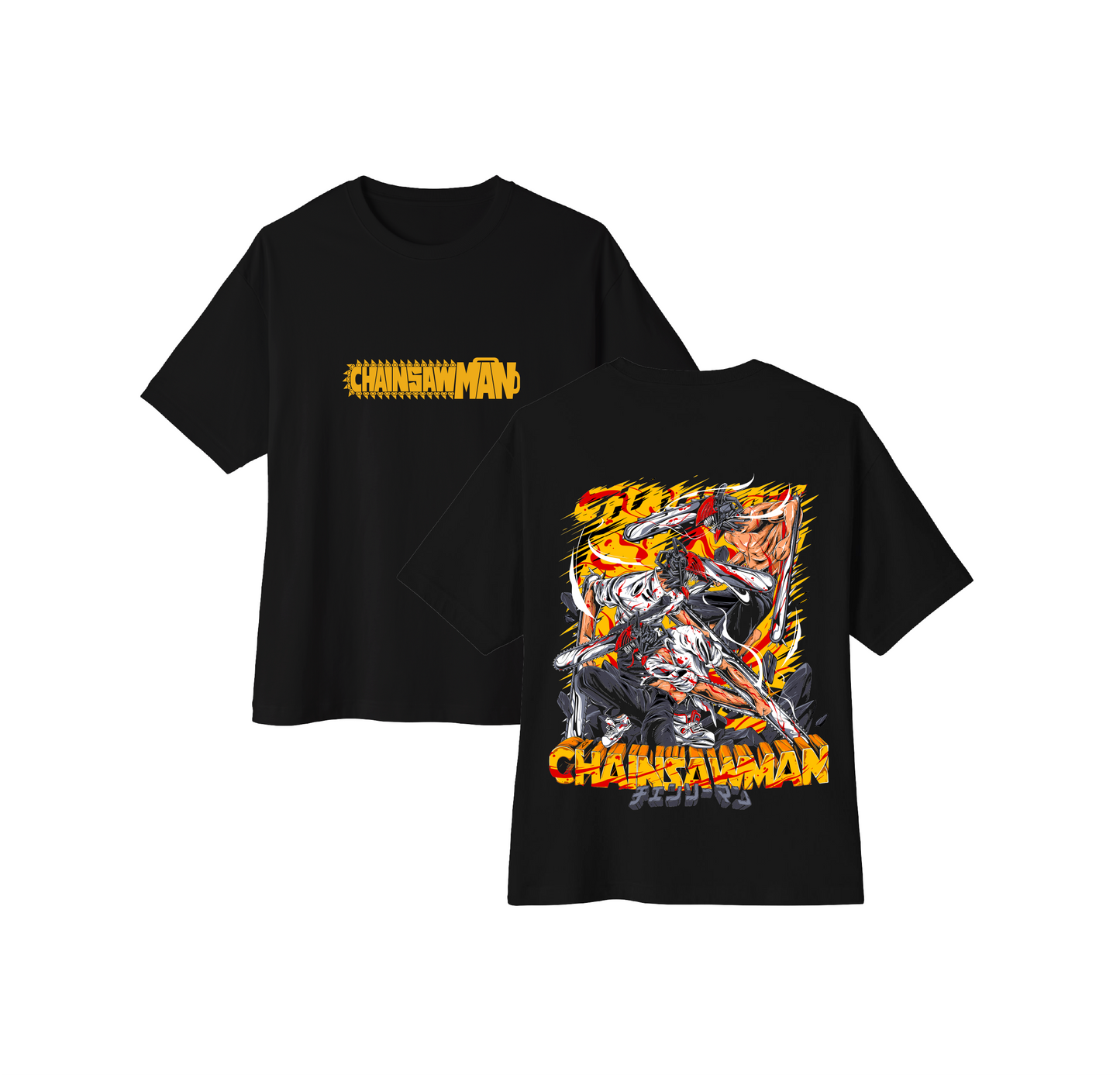 Camiseta oversize Chainsawman