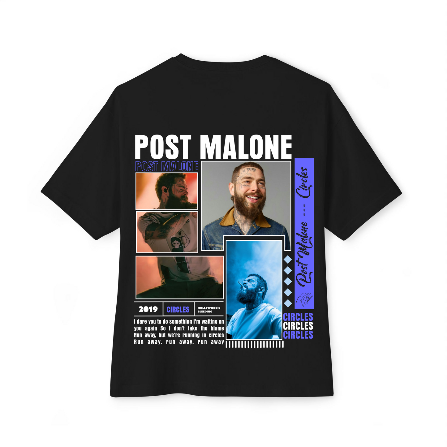 Camiseta oversize Post Malone