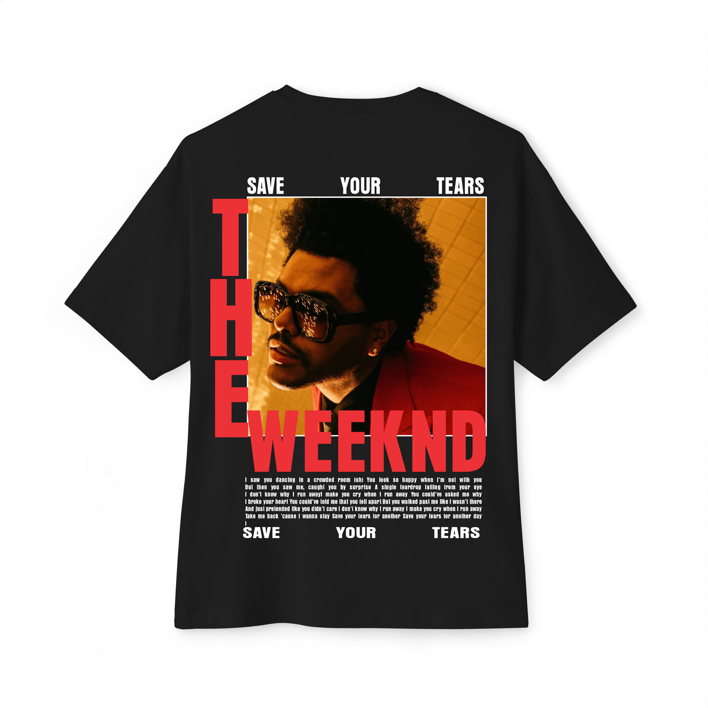 Camiseta oversize The Weeknd