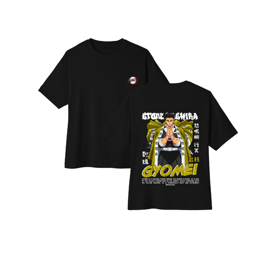 Camiseta oversize anime Kimetsu no Yaiba Gyiomei Himejima DTF
