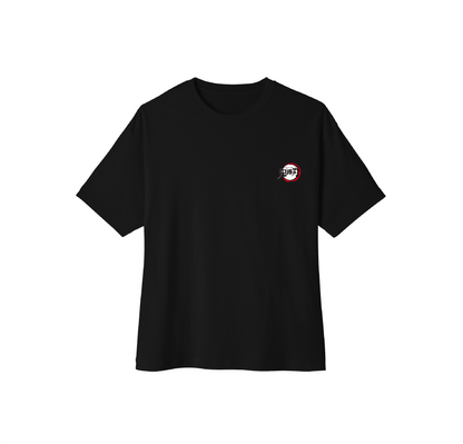 Camiseta oversize anime Kimetsu no Yaiba Kamado Tanjiro Frontal DTF