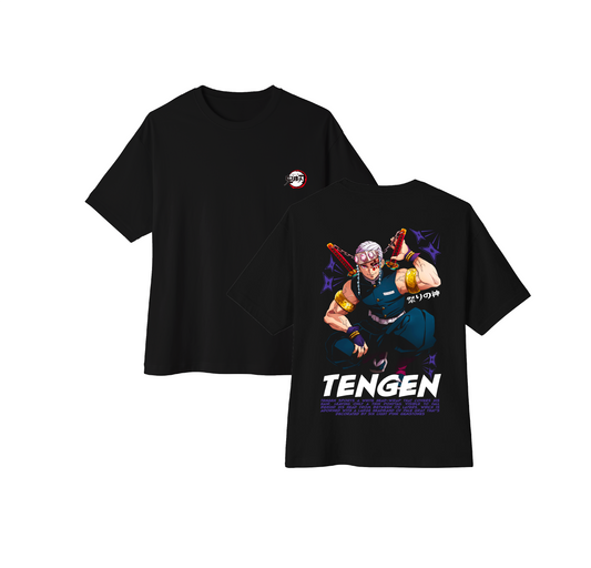 Camiseta Oversize Kimetsu no Yaiba Uzui